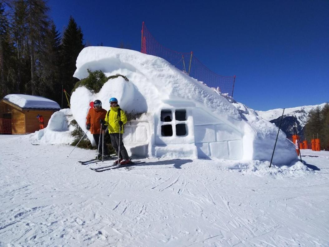 Chalet Avec Jardin Bourg-Saint-Maurice Bagian luar foto